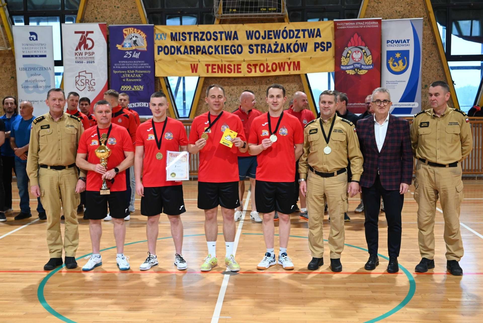 XXV Mistrzostwa Województwa Podkarpackiego Strażaków PSP w Tenisie Stołowym